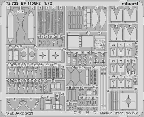 Eduard Bf 110G-2 1/72 EDUARD 1:72 (72729)