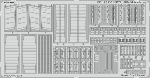 Eduard PBM-5A bomb bay ACADEMY 1:72 (72736)