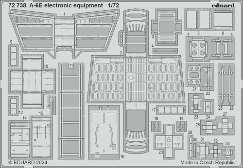 Eduard A-6E electronic equipment 1:72 (72738)