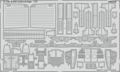 Eduard B-24H undercarriage 1:72 (72739)