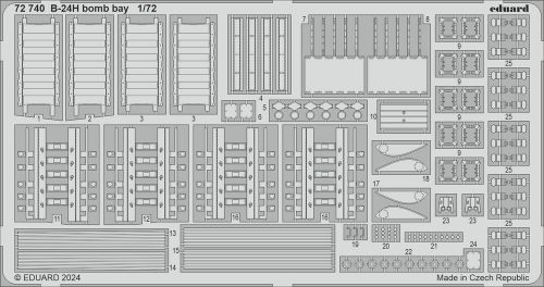 Eduard B-24H bomb bay 1:72 (72740)