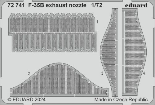 Eduard F-35B exhaust nozzle TAMIYA 1:72 (72741)