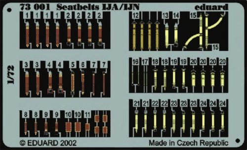 Eduard Seatbelts IJA/IJN, 1:72 (73001)