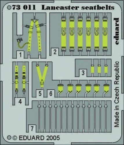 Eduard Lancaster seatbelts 73011 1:72 (73011)