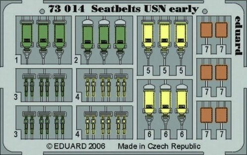 Eduard Seatbelts USN early 1:72 (73014)