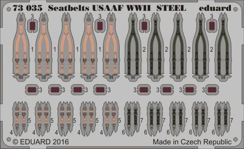 Eduard Seatbelts USAAF WWII STEEL 1:72 (73035)