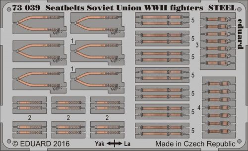 Eduard Seatbelts Soviet Union WWII fightersSTEE 1:72 (73039)