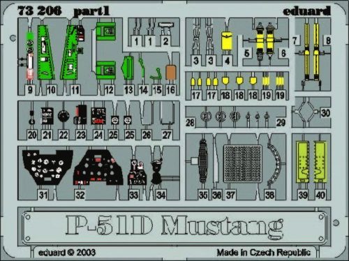 Eduard P-51D Mustang 1:72 (73206)