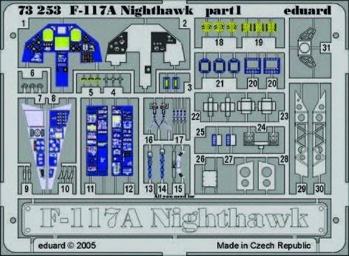 Eduard F-117 A Nighthawk 1:72 (73253)