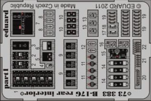 Eduard B-17G rear interior for Revell 1:72 (73383)