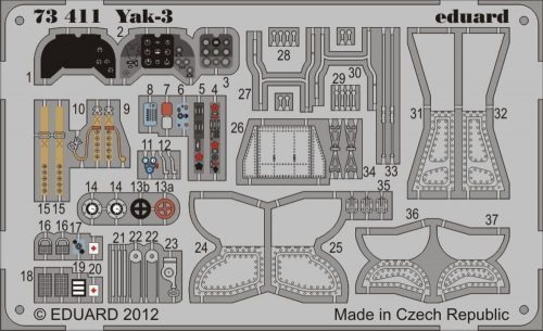 Eduard Yak-3for Zvezda 1:72 (73411)