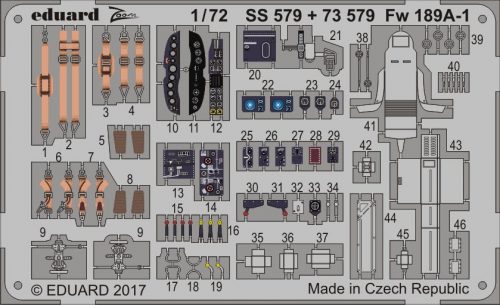 Eduard Fw 189A-1 for ICM 1:72 (73579)