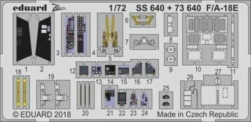 Eduard F/A-18E for Academy 1:72 (73640)