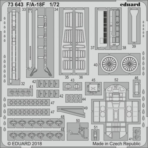 Eduard F/A-18F for Academy 1:72 (73643)