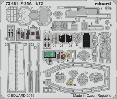 Eduard F-35A for Hasegawa 1:72 (73661)