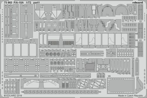 Eduard F/A-18A for Academy 1:72 (73663)