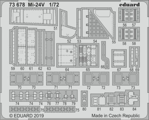 Eduard Mi-24V for Zvezda 1:72 (73678)