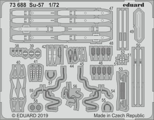 Eduard Su-57 for Zvezda 1:72 (73688)