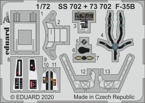 Eduard F-35B for Italeri 1:72 (73702)