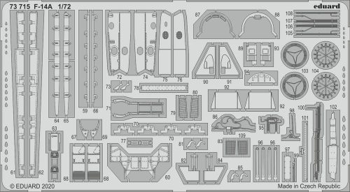 Eduard F-14A for Great Wall Hobby 1:72 (73715)