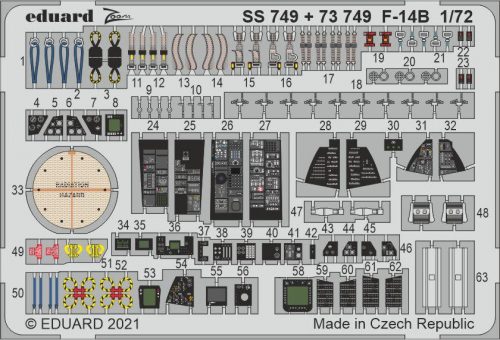 Eduard F-14B 1/72 for GREAT WALL HOBBY 1:72 (73749)