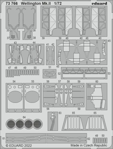 Eduard Wellington Mk.II for AIRFIX 1:72 (73766)