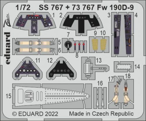 Eduard Fw 190D-9 for IBG 1:72 (73767)