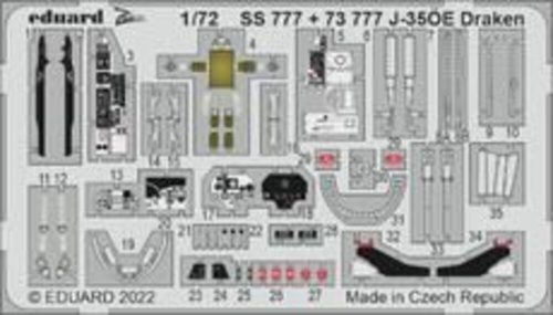 Eduard J-35ÖE Draken 1:72 (73777)