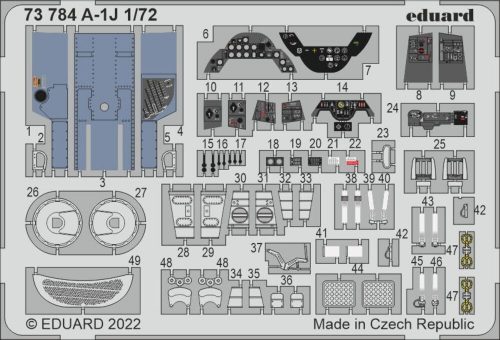 Eduard A-1J for HASEGAWA / HOBBY 2000 1:72 (73784)