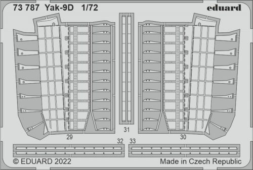 Eduard Yak-9D for ZVEZDA 1:72 (73787)