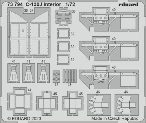 Eduard C-130J interior 1/72 ZVEZDA 1:72 (73794)