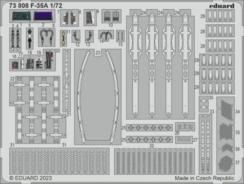 Eduard F-35A 1/72 TAMIYA 1/72 (73808)