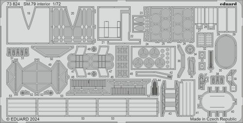 Eduard SM.79 interior ITALERI 1:72 (73824)