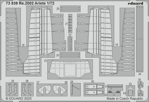 Eduard Re.2002 Ariete   ITALERI 1:72 (73839)