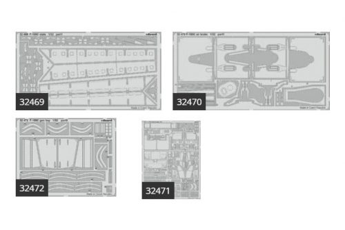 Eduard F-100C PART II 1/32 for TRUMPETER 1:32 (BIG33137)