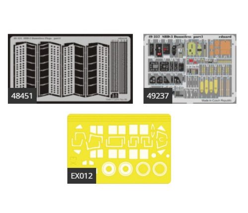 Eduard SBD-3 Dauntless BIG ED für Hasegawa Bausatz 1:48 (BIG4808)