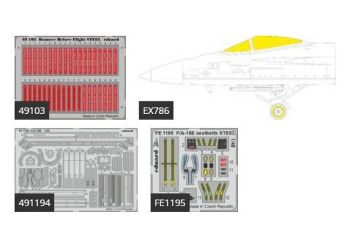 Eduard F/A-18E 1/48 for MENG 1:48 (BIG49302)