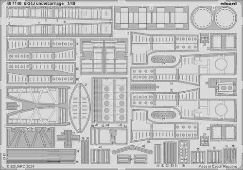 Eduard B-24J PART II HOBBY BOSS 1:48 (BIG49424)