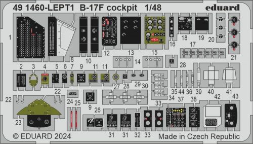 Eduard B-17F regular nose PART I 1:48 (BIG49426)