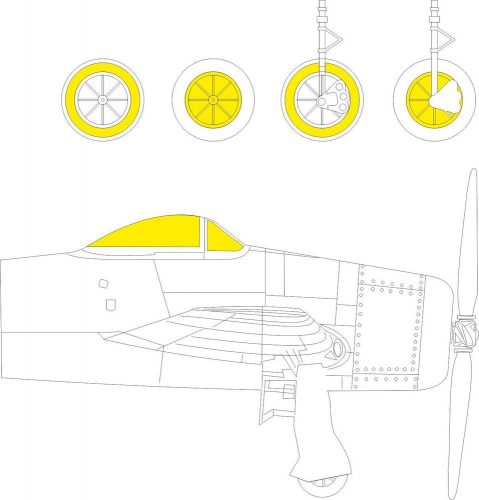 Eduard F8F-1 1/72 for HOBBY BOSS 1:72 (CX598)