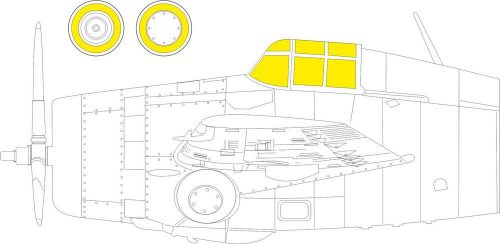 Eduard F4F-4, for ARMA HOBBY 1:72 (CX610)