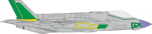 Eduard F-35A RAM panels early 1/72 TAMIYA 1/72 (CX654)