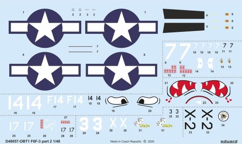 Eduard F6F-3 part 2 for Eduard 1:48 (D48057)