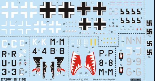 Eduard Bf 110E for Eduard 1:72 (D72001)