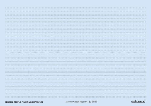 Eduard Triple riveting rows 1/48 1/48 (ER48008)
