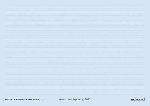Eduard Single riveting rows 1/72 1:72 (ER72001)