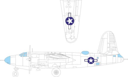 Eduard B-26B Marauder national insignia ICM 1:48 (EX1046)