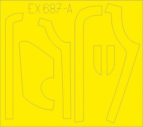 Eduard B-17G antiglare panels (DL & BO production) for HKM 1:48 (EX687)