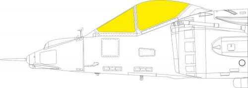 Eduard Harrier GR.1/3 1/48 for KINETIC 1:48 (EX770)