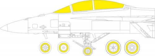 Eduard F/A-18F TFace for MENG 1:48 (EX841)